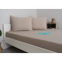 ETE HOMETEX Çift Kişilik Pamuklu Lastikli Çarşaf Takımı 180x200x30cm BEJ 8696474231830